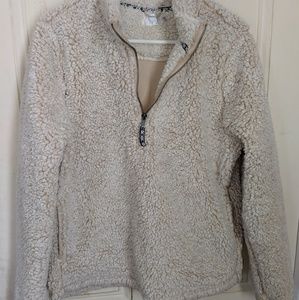 Sherpa fully lined quater zip